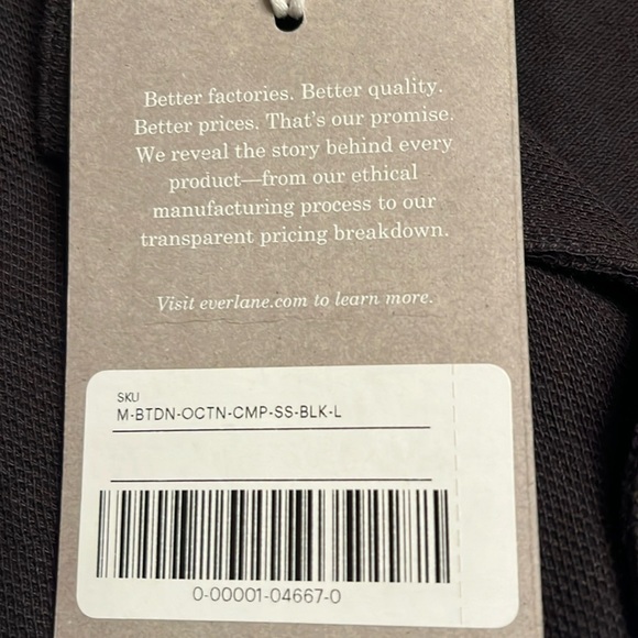 Everlane The Pique short sleeve shirt knit camp collar button down Men Sz L NWT - Picture 7 of 12